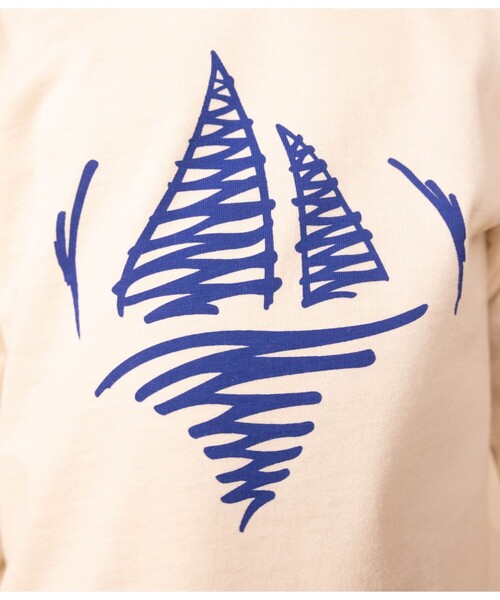 PETIT BATEAU（プチバトー）の「プリント長袖Ｔシャツ（Tシャツ/カットソー・キッズ・ブルー系その他/ホワイト×ブルー/ライトブルー/ライトグレー/ダークネイビー・10YEAR/12YEAR/6YEAR/8YEAR）」の11枚目の写真