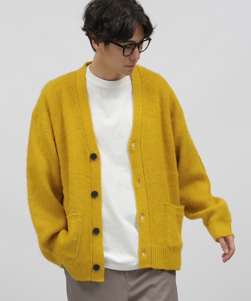 LAKOLE（ラコレ）の「モヘアライクシャギーカーデ / 903958（Tシャツ/カットソー・メンズ・オレンジ/ライトグリーン/ブルー/サックスブルー/イエロー/チャコール/ライトグレー・MEDIUM/X-LARGE/LARGE）」の14枚目の写真