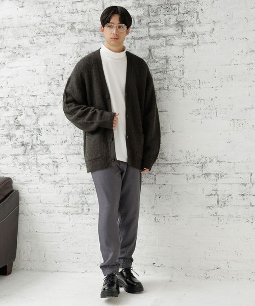 LAKOLE（ラコレ）の「モヘアライクシャギーカーデ / 903958（Tシャツ/カットソー・メンズ・オレンジ/ライトグリーン/ブルー/サックスブルー/イエロー/チャコール/ライトグレー・MEDIUM/X-LARGE/LARGE）」の17枚目の写真