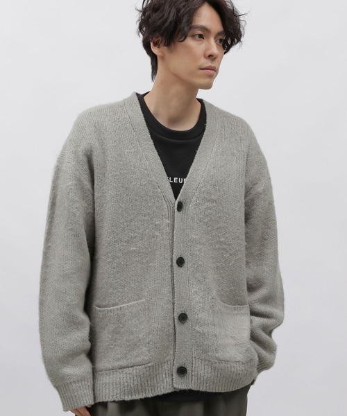 LAKOLE（ラコレ）の「モヘアライクシャギーカーデ / 903958（Tシャツ/カットソー・メンズ・オレンジ/ライトグリーン/ブルー/サックスブルー/イエロー/チャコール/ライトグレー・MEDIUM/X-LARGE/LARGE）」の20枚目の写真