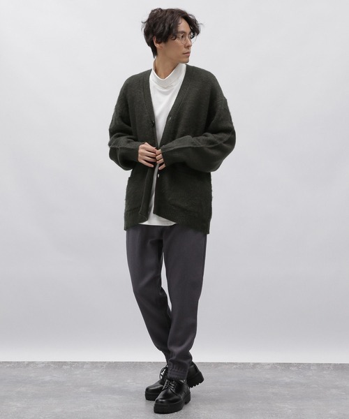 LAKOLE（ラコレ）の「モヘアライクシャギーカーデ / 903958（Tシャツ/カットソー・メンズ・オレンジ/ライトグリーン/ブルー/サックスブルー/イエロー/チャコール/ライトグレー・MEDIUM/X-LARGE/LARGE）」の21枚目の写真