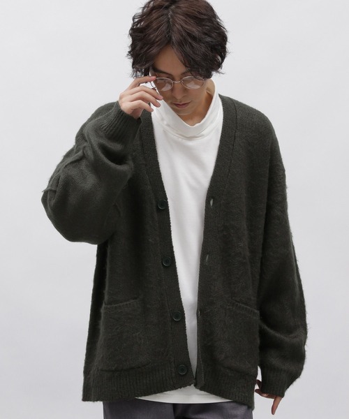 LAKOLE（ラコレ）の「モヘアライクシャギーカーデ / 903958（Tシャツ/カットソー・メンズ・オレンジ/ライトグリーン/ブルー/サックスブルー/イエロー/チャコール/ライトグレー・MEDIUM/X-LARGE/LARGE）」の22枚目の写真