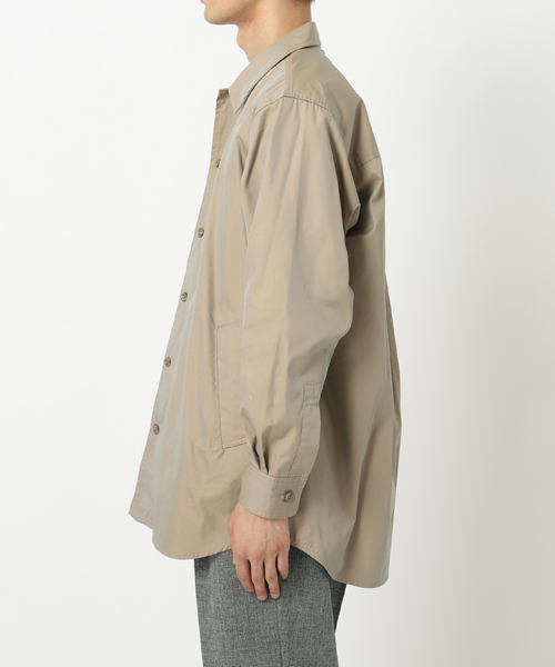417 EDIFICE（フォーワンセブンエディフィス）の「ステン C.P.O シャツブルゾン（シャツ/ブラウス・メンズ・ベージュ/ネイビー/グリーン・3/1/2）」の10枚目の写真