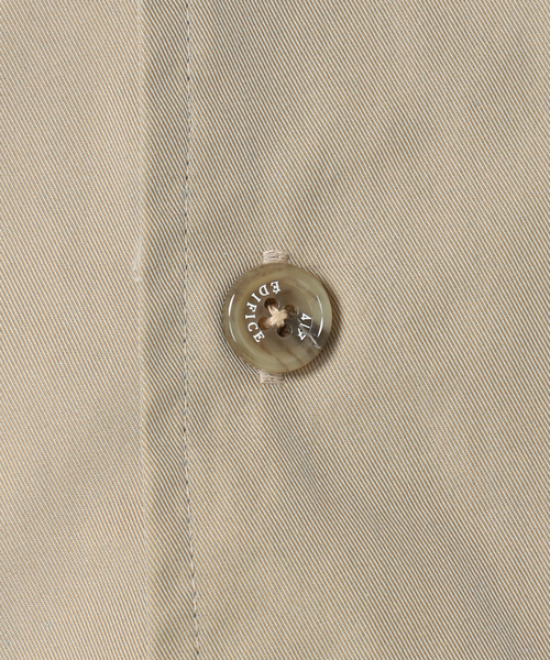 417 EDIFICE（フォーワンセブンエディフィス）の「ステン C.P.O シャツブルゾン（シャツ/ブラウス・メンズ・ベージュ/ネイビー/グリーン・3/1/2）」の18枚目の写真