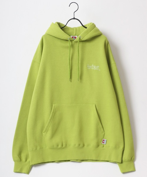 BEN DAVIS（ベンデイビス）の「BEN DAVIS/ベンデイビス HEAVY SWEAT HOODIE/オーバーサイズ 裏起毛 ロゴ ワンポイント刺繍 スウェット パーカー（パーカー・メンズ・ブラック/ブラウン/ブルー/イエロー/ライム/ターコイズブルー/オートミール/オレンジ/ダークグリーン/オフホワイト・M/XL/L）」の16枚目の写真