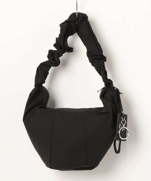 SALON de RUBAN(サロンドルヴァン)の「【SALON de RUBAN / サロン ド ルヴァン】 クシュクシュ ギャザーショルダーバッグ スモール(ショルダーバッグ・レディース・ブラック/ピンク/グレー/ベージュ/イエロー/ライトグレー/ホワイト/ブルー・FREE)」の22枚目の写真