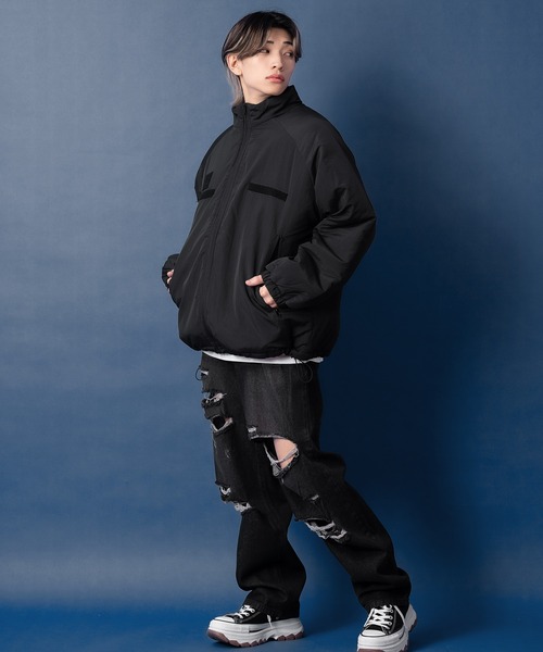 improves（インプローブス）の「【UAU】エコダウン レベル7 ミリタリージャケット（ダウンジャケット/コート・メンズ・カーキ/ブラック・LARGE/MEDIUM）」の11枚目の写真