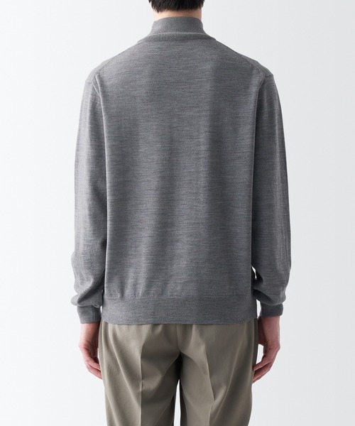 洗えるウールハイゲージハイネックセーター