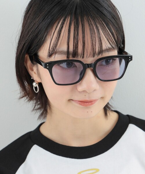 Ray BEAMS(レイビームス)の「noeyedia × Ray BEAMS / サングラス "NE451"(サングラス・レディース・ブラック/ライトグレー・ONE SIZE)」の2枚目の写真