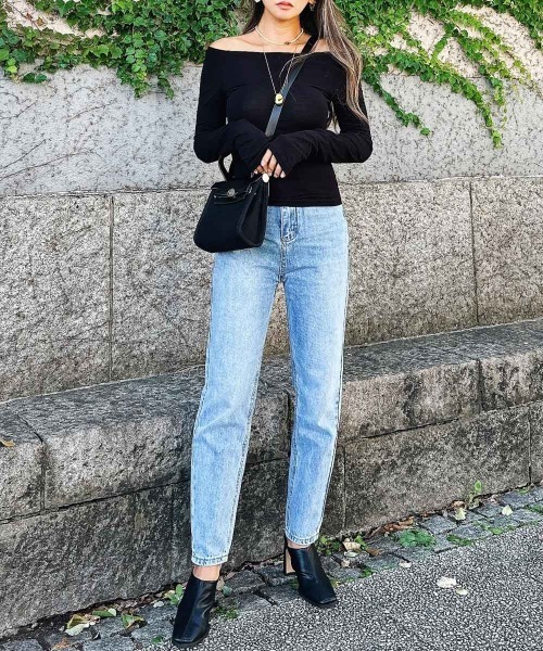 esutoreja（エストレジャ）の「ボートネックトップス（カーディガン/ボレロ・レディース・ホワイト/グレー/ブラック・FREE）」の5枚目の写真