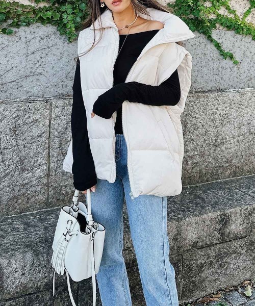 esutoreja（エストレジャ）の「ボートネックトップス（カーディガン/ボレロ・レディース・ホワイト/グレー/ブラック・FREE）」の6枚目の写真