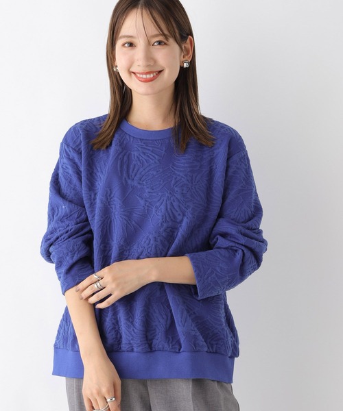 LEPSIM（レプシィム）の「ニュアンス柄ジャガードプルオーバー　974291（Tシャツ/カットソー・レディース・ブラック/ブルー/オフホワイト・FREE）」の13枚目の写真
