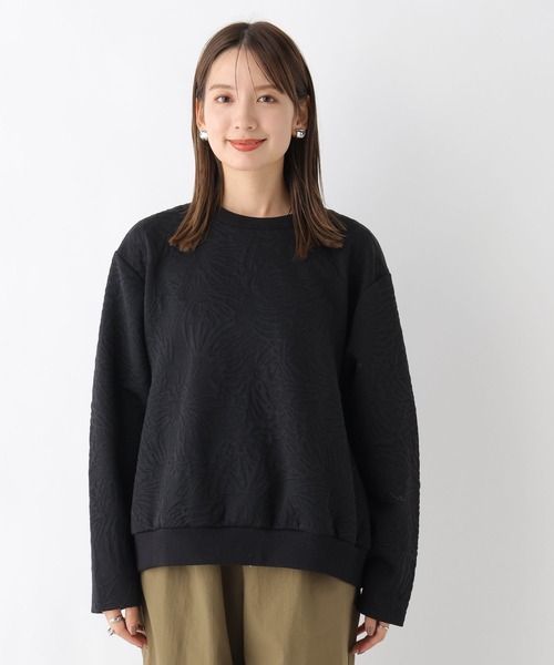 LEPSIM（レプシィム）の「ニュアンス柄ジャガードプルオーバー　974291（Tシャツ/カットソー・レディース・ブラック/ブルー/オフホワイト・FREE）」の15枚目の写真