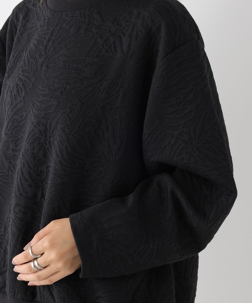 LEPSIM（レプシィム）の「ニュアンス柄ジャガードプルオーバー　974291（Tシャツ/カットソー・レディース・ブラック/ブルー/オフホワイト・FREE）」の19枚目の写真