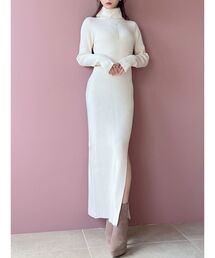 RESEXXY | タートルニットタイトワンピース(ワンピース)