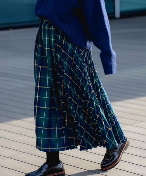 B:MING by BEAMS(ビーミングバイビームス)の「B:MING by BEAMS / プリーツ ミックス スカート(スカート・レディース・ブラウン/ネイビー/ブラック系その他4・MEDIUM/SMALL)」の8枚目の写真