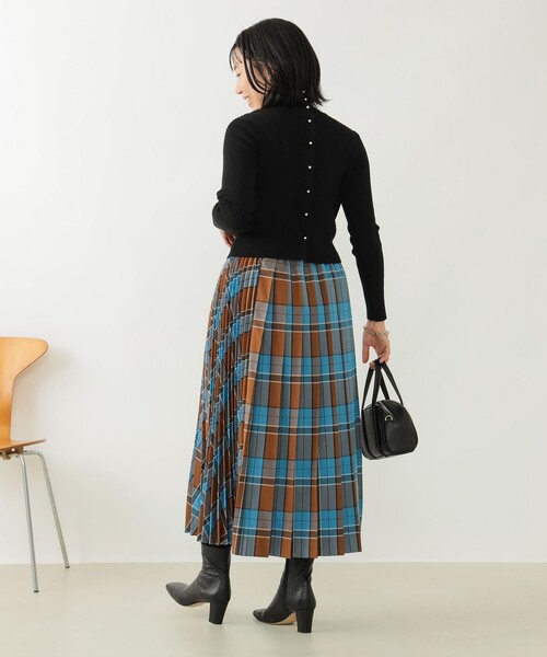 B:MING by BEAMS(ビーミングバイビームス)の「B:MING by BEAMS / プリーツ ミックス スカート(スカート・レディース・ブラウン/ネイビー/ブラック系その他4・MEDIUM/SMALL)」の18枚目の写真