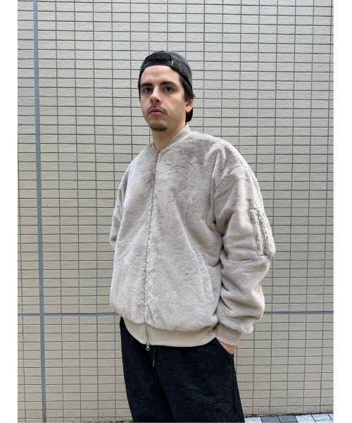 【セール】ATELANE/フェイクファーMA-1（ブルゾン）｜ATELANE（アテレーン）