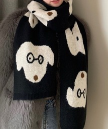 ☆ドイツ発*ZARA*新作*ウールジャガードマフラー/GREY☆ ZARA(ザラ) マフラー・ストール(レディース) - 海外通販のBUYMA