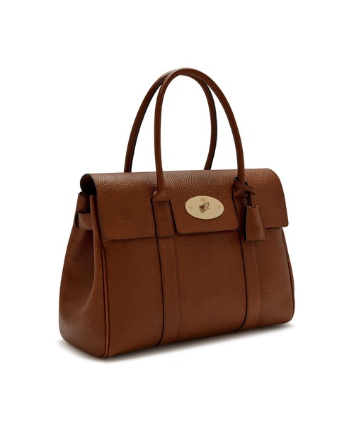 【美品】マルベリー ベイズウォーター ハンドバッグ ターンロック ブラウン ベイズウォーター Bayswater（ハンドバッグ）｜Mulberry