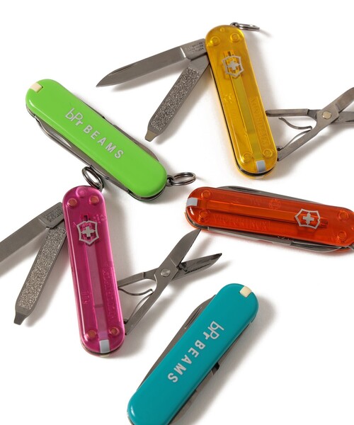 VICTORINOX（ビクトリノックス）の「VICTORINOX / 別注 Classic SD Classic Colors（ステーショナリー・メンズ・サックスブルー/ピンク/ミント/イエロー/オレンジ・ONE SIZE）」の6枚目の写真