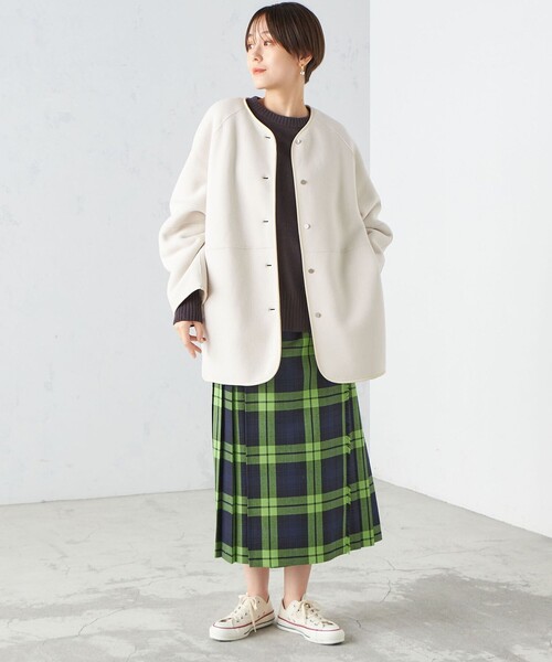 セール】〈手洗い可能〉ボア × フリース リバーシブル コート 2