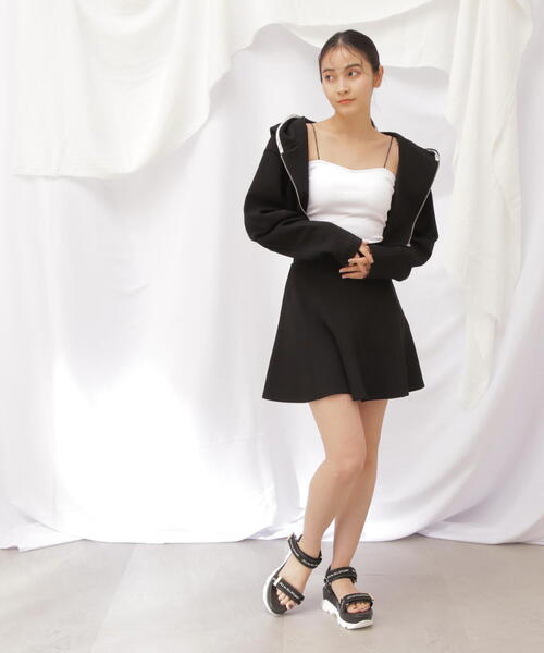 JILL by JILL STUART(ジルバイジルスチュアート)の「◇構築ダイバーシリーズ パーカー(パーカー・レディース・ブラック/グレー/ベージュ・FREE)」の10枚目の写真