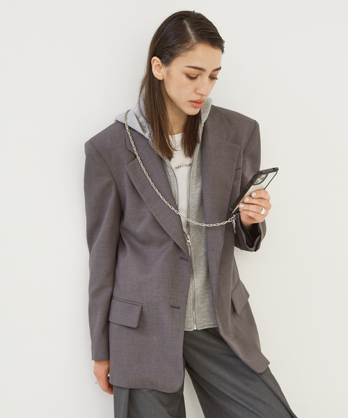 LOWELL things(ロウェル シングス)の「Chain Strap/チェーンショルダー(スマホタブ付き)(チャーム・レディース・シルバー/ゴールド/シャンパン・フリー)」の22枚目の写真