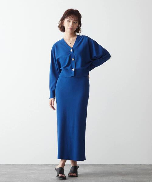 Liesse(リエス)の「Vネックドルマンカーディガン(カーディガン/ボレロ・レディース・アイボリー/ブルー/ネイビー・FREE)」の11枚目の写真