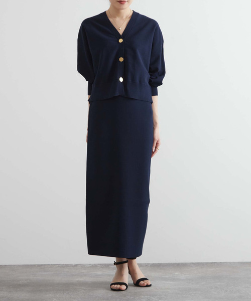 Liesse(リエス)の「Vネックドルマンカーディガン(カーディガン/ボレロ・レディース・アイボリー/ブルー/ネイビー・FREE)」の18枚目の写真