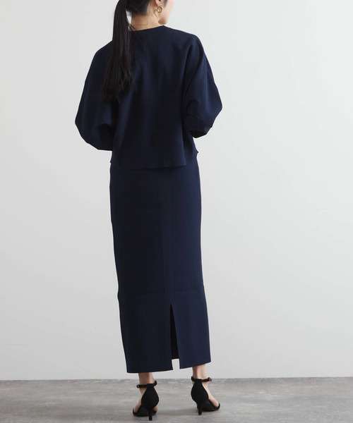 Liesse(リエス)の「Vネックドルマンカーディガン(カーディガン/ボレロ・レディース・アイボリー/ブルー/ネイビー・FREE)」の20枚目の写真