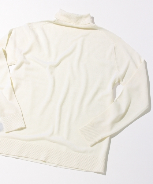 RAGEBLUE（レイジブルー）の「＜お手入れ簡単！＞ウォッシャブルニットタートル/566803（ニット/セーター・メンズ・ネイビー/ホワイト/グレー・LARGE/MEDIUM）」の2枚目の写真