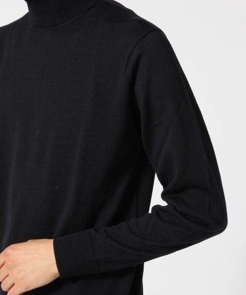 RAGEBLUE（レイジブルー）の「＜お手入れ簡単！＞ウォッシャブルニットタートル/566803（ニット/セーター・メンズ・ネイビー/ホワイト/グレー・LARGE/MEDIUM）」の8枚目の写真