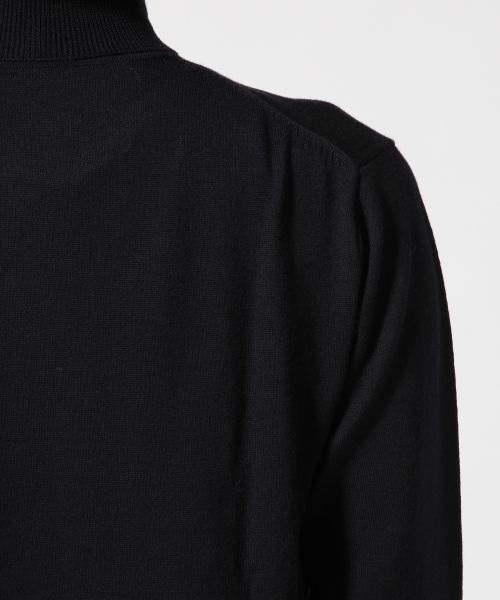 RAGEBLUE（レイジブルー）の「＜お手入れ簡単！＞ウォッシャブルニットタートル/566803（ニット/セーター・メンズ・ネイビー/ホワイト/グレー・LARGE/MEDIUM）」の10枚目の写真