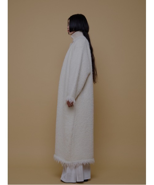 Wool long coat Cashmere Shawl