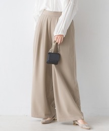 OMNES | 綾織ストレッチタックワイドパンツ(その他パンツ)