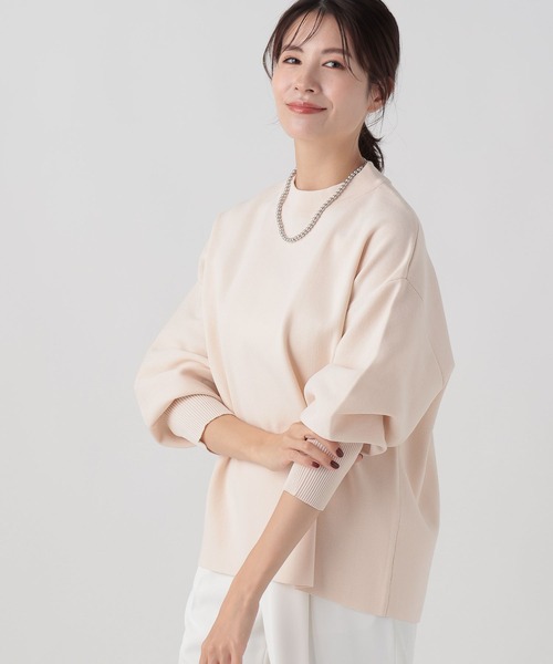 Elura(エルーラ)の「<2024春ver>美人袖コンプルオーバー(ニット/セーター・レディース・ホワイト/ブラウン系その他/グリーン系その他・MEDIUM/LARGE)」の6枚目の写真
