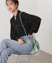 N.(N. Natural Beauty Basic) | ◆Vネックフリルフロントボタンブラウス(シャツ/ブラウス)