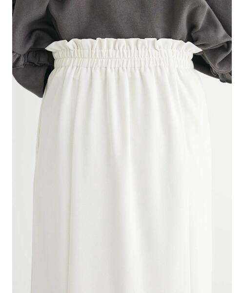 Green　Parks（グリーンパークス）の「ストレッチマーメイドスカート（スカート・レディース・アイボリー/ダークネイビー/イエロー・FREE）」の11枚目の写真