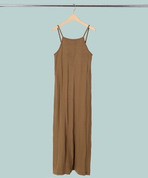 【 Robert P. Miller / ロバート・ピー・ミラー 】 カップ付き パネルリブ バックスリット キャミワンピ DRE RM241-2149