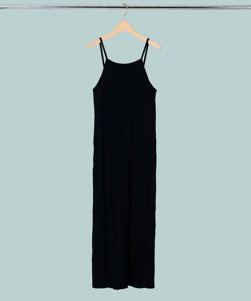 MILLER(ミラー)の「【 Robert P. Miller / ロバート・ピー・ミラー 】 カップ付き パネルリブ バックスリット キャミワンピ DRE RM241-2149(ワンピース・レディース・ライトブルー/オレンジ/ブラウン系その他/チョコ/ブラック/ダークグリーン/ブラウン・MEDIUM)」の2枚目の写真