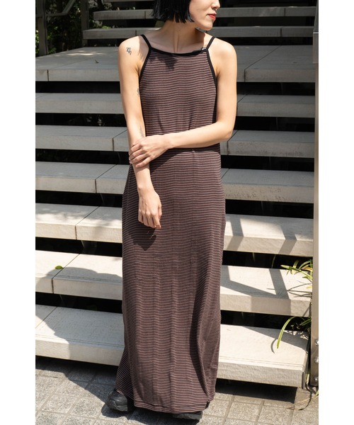 MILLER(ミラー)の「【 Robert P. Miller / ロバート・ピー・ミラー 】 カップ付き パネルリブ バックスリット キャミワンピ DRE RM241-2149(ワンピース・レディース・ライトブルー/オレンジ/ブラウン系その他/チョコ/ブラック/ダークグリーン/ブラウン・MEDIUM)」の19枚目の写真