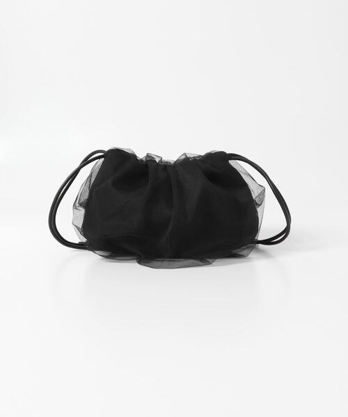 RODE SKO（ロデスコ）の「hun RODESKO　Tulle mini（ショルダーバッグ・レディース・ブラック/ホワイト系その他・ONE）」の6枚目の写真