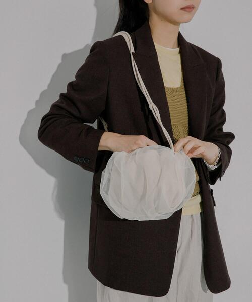 RODE SKO（ロデスコ）の「hun RODESKO　Tulle mini（ショルダーバッグ・レディース・ブラック/ホワイト系その他・ONE）」の13枚目の写真