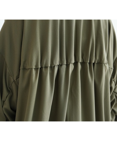 reca(レカ)の「後ろギャザーMA-1(MA-1・レディース・ブラック/ライトベージュ/キャメル/オリーブ・FREE)」の13枚目の写真