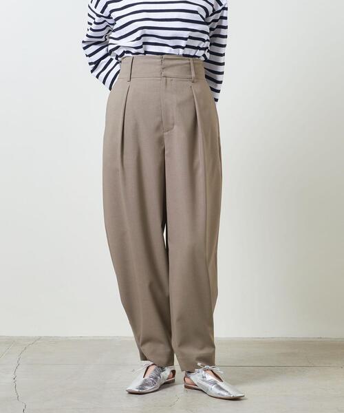 MARW UNITED ARROWS(マルゥ ユナイテッドアローズ)の「<MARW UNITED ARROWS>バルーン ヘム タック パンツ(その他パンツ・レディース・ブラック/モカ/ベージュ・36/34/38)」の10枚目の写真