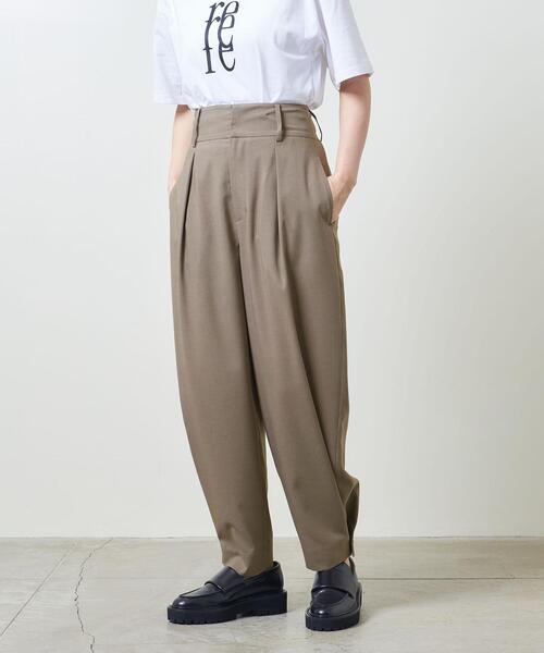 MARW UNITED ARROWS(マルゥ ユナイテッドアローズ)の「<MARW UNITED ARROWS>バルーン ヘム タック パンツ(その他パンツ・レディース・ブラック/モカ/ベージュ・36/34/38)」の11枚目の写真
