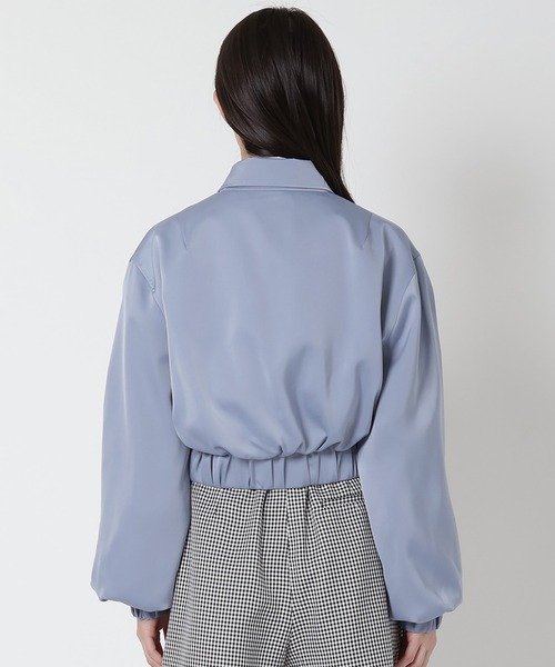 REDYAZEL(レディアゼル)の「ショートブルゾン(ブルゾン・レディース・オフホワイト/ピンク/サックスブルー・FREE)」の13枚目の写真