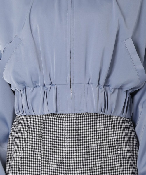 REDYAZEL(レディアゼル)の「ショートブルゾン(ブルゾン・レディース・オフホワイト/ピンク/サックスブルー・FREE)」の17枚目の写真