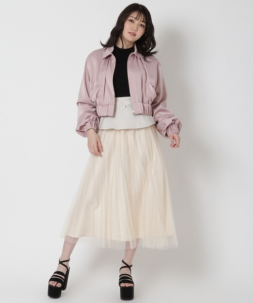 REDYAZEL(レディアゼル)の「ショートブルゾン(ブルゾン・レディース・オフホワイト/ピンク/サックスブルー・FREE)」の20枚目の写真